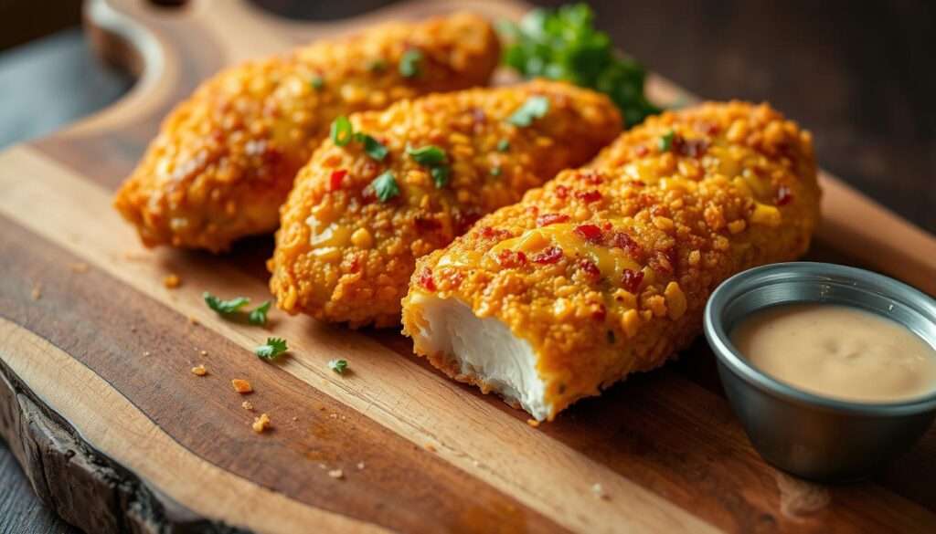 crispy cheddar chicken