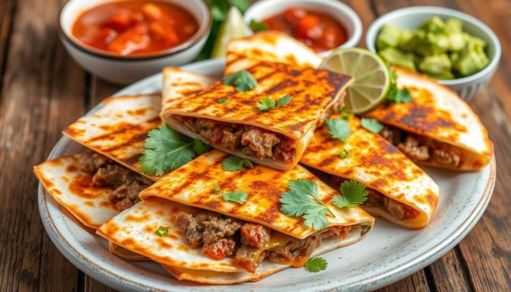 grilled steak quesadillas