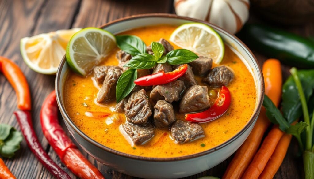 Thai pananaeg curry beef