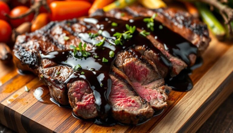 balsamic glazed flank steak