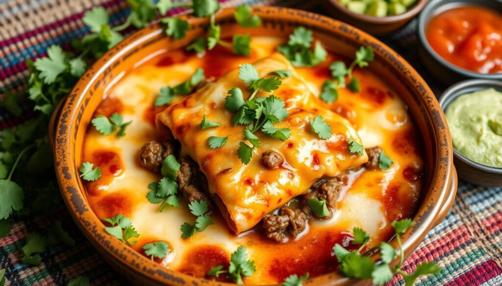 beef enchilada casserole