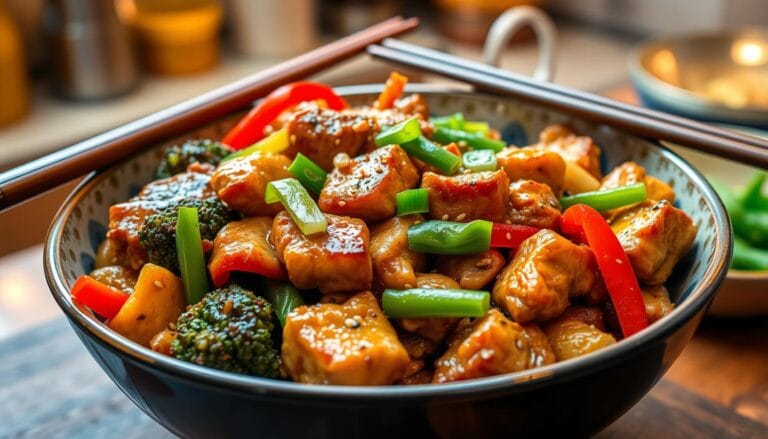 chicken and beef stir fry