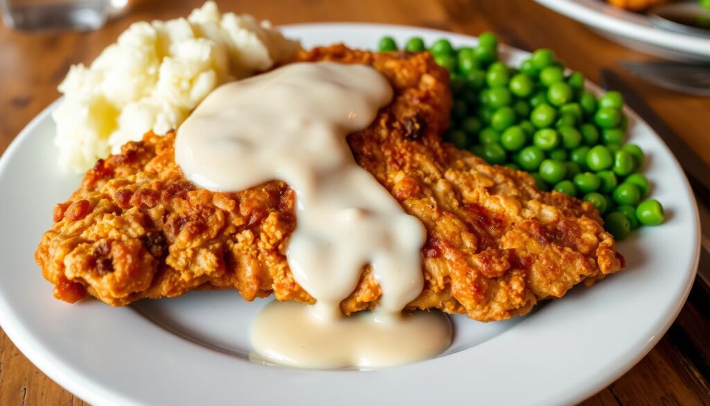 delicious chicken fried steak