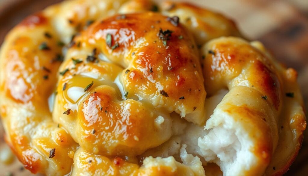 garlic knot chicken texture