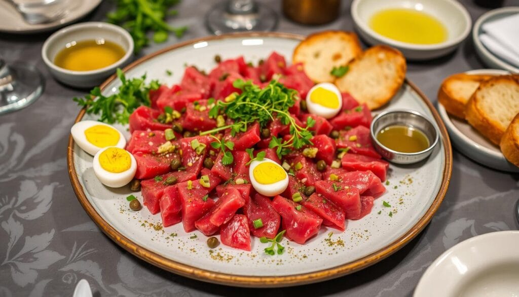 steak tartar accompaniments