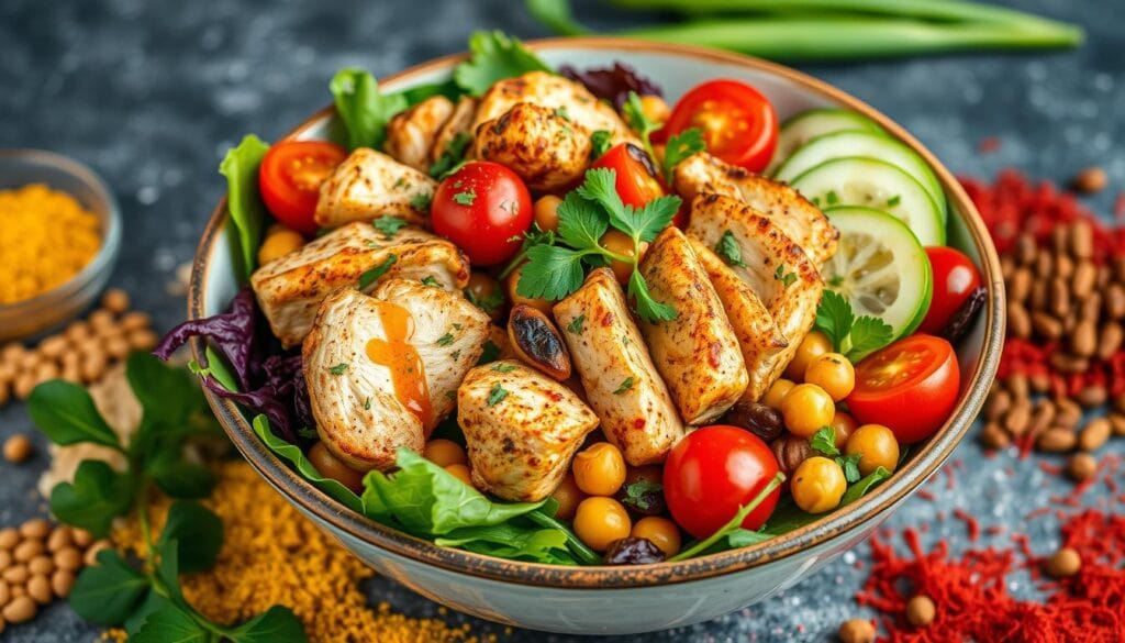 warm chicken salad